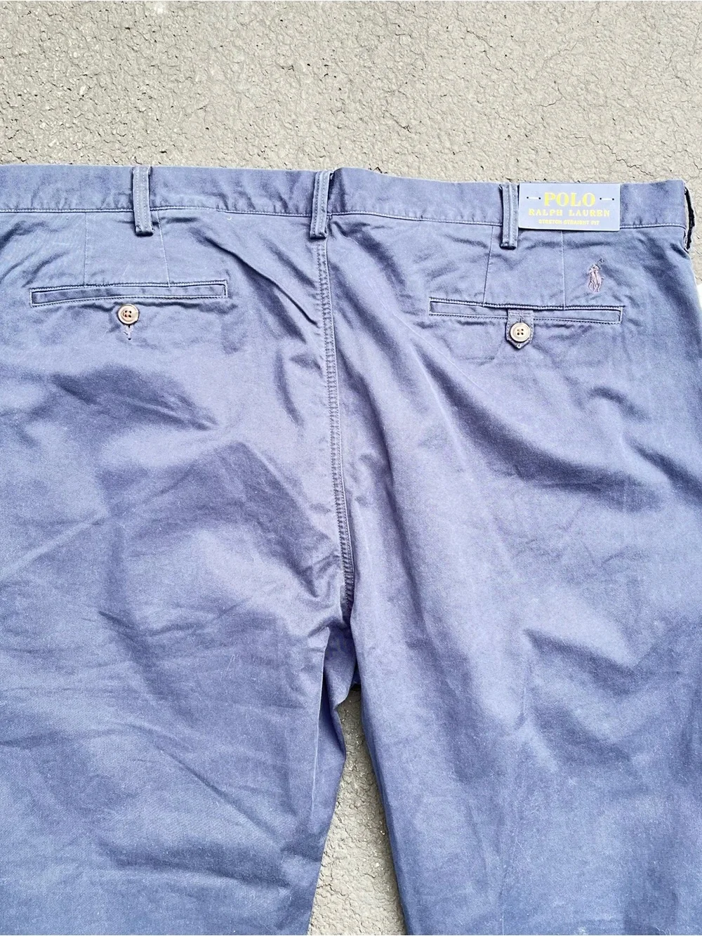 Polo Ralph Lauren Men’s stretch straight-fit chino Navy Blue Size 42X30 BNWT